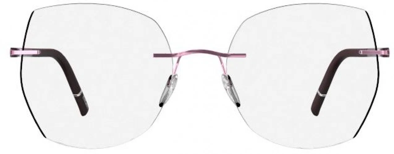 Silhouette The Wave Color Groove Demo Rimless 5567 Eyeglasses - view 52